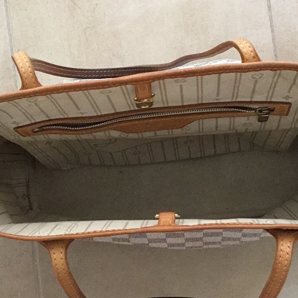 Louis Vuitton Damier Azur Neverfull MM - Picture 7 of 8